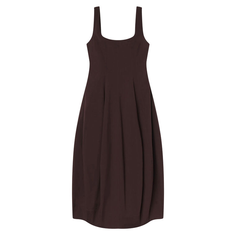 Veda Stretch Cotton Sleeveless Midi Dress image number null