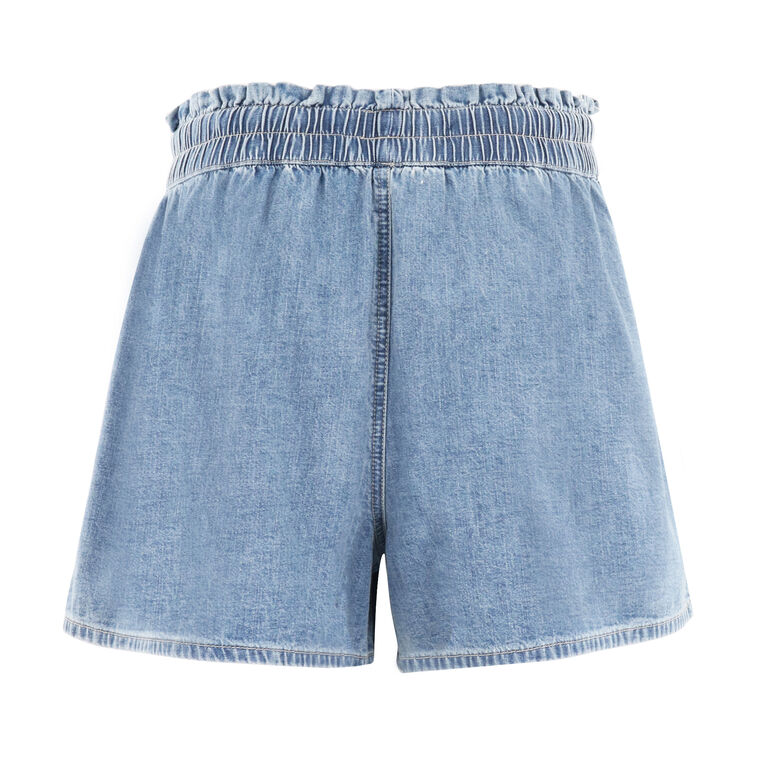 Wilder Drawstring Denim Shorts image number null