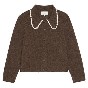 The Crochet Collar Cardigan