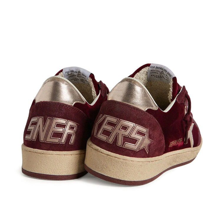 Ballstar Velvet Upper Suede Toe Sneakers image number null