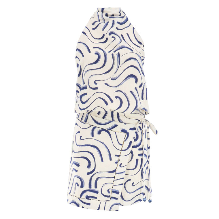 Sirenza Sleeveless Halterneck Mini Dress image number null