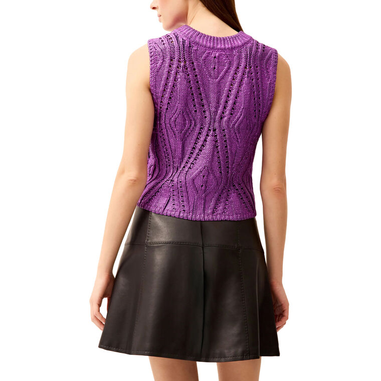 Mcguire Foiled Knit Sleeveless Top image number null
