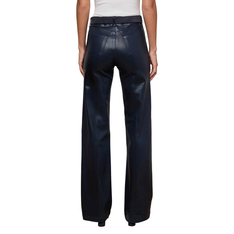 Clayton Coated Wide-Leg Jean image number null