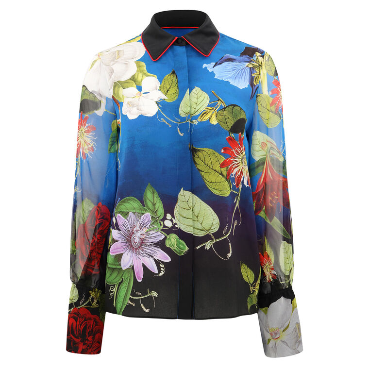 Wan Button Down Blouse image number null