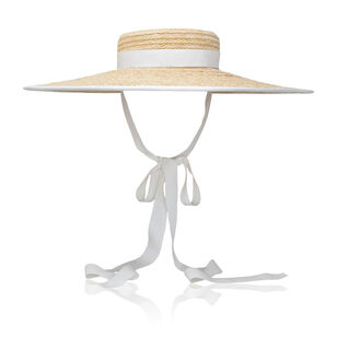 Claiborne Packable Boater Hat