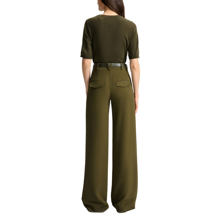 Shana Short Sleeve Crewneck Cashmere Sweater image number null