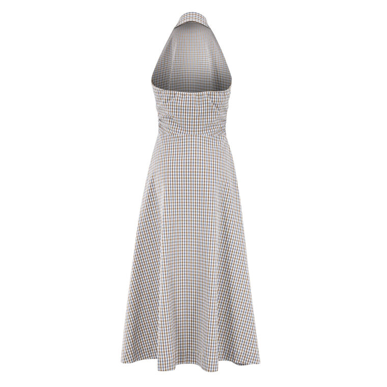 Mackey Sleeveless Collared Midi Dress image number null