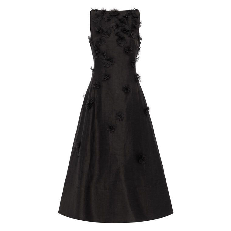 Cleo Petal Sleeveless Midi Dress image number null