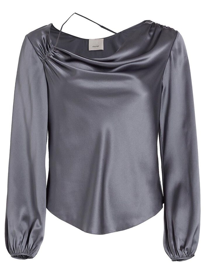 Jordy Draped Neck Top image number null