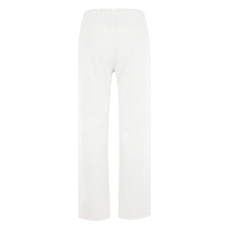 Hope Stretch-Cotton Cropped Straight-Fit Pant image number null
