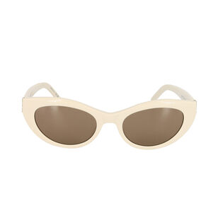 Creamy Retro Cat-Eye Sunglasses