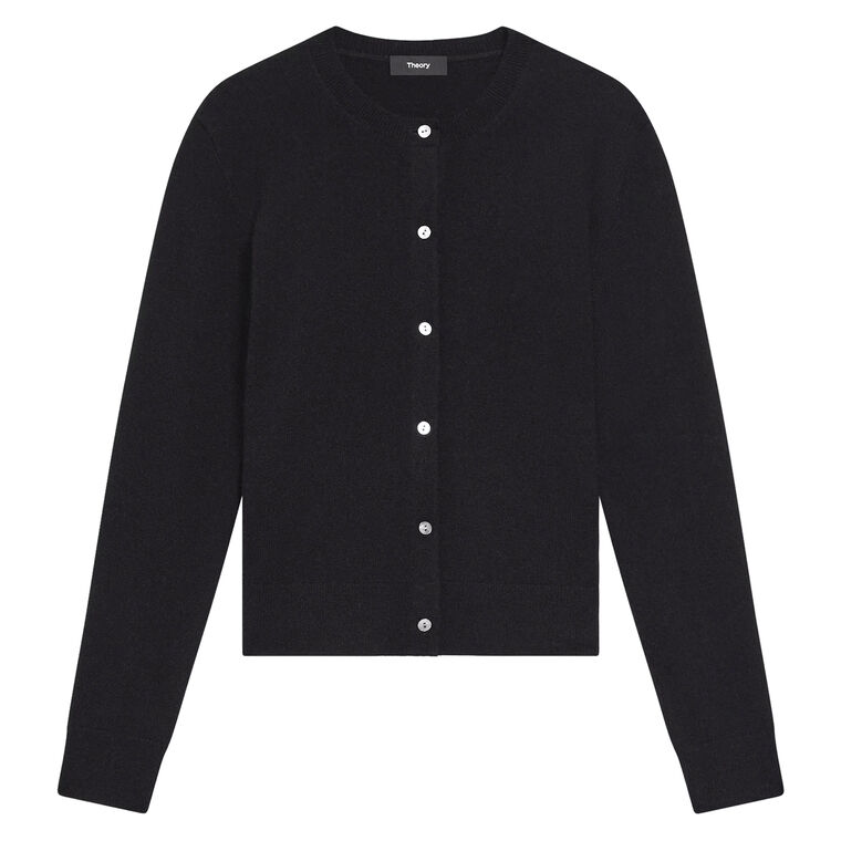 Crewneck Cashmere Cardigan image number null