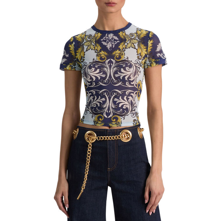 Tess Short Sleeve Crew Neck Tee image number null