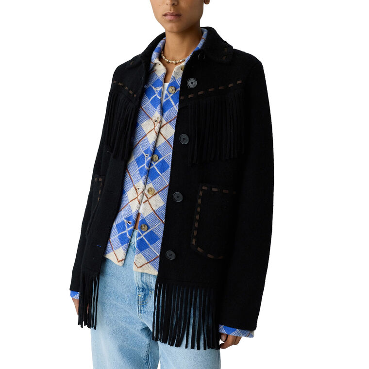 Western Fringe Jacket image number null
