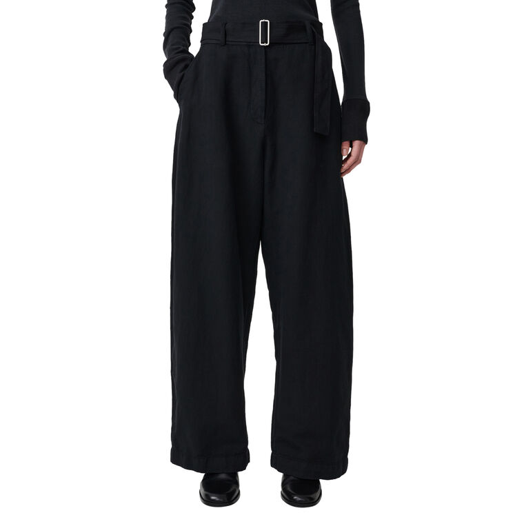 Belted Round Leg Pant image number null