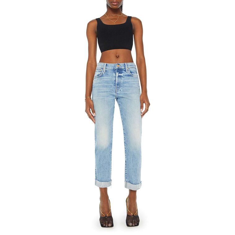 The Scrapper Cuff Ankle Fray Jean image number null
