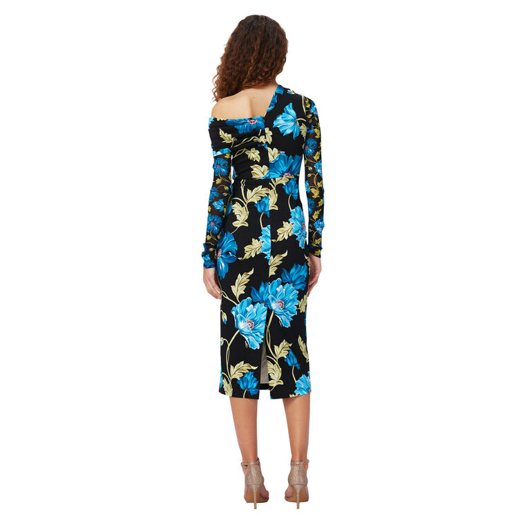 Rich Long Sleeve Midi Dress image number null