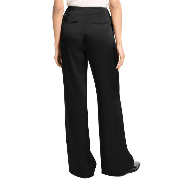 Fluid Satin Wide Leg Pants image number null