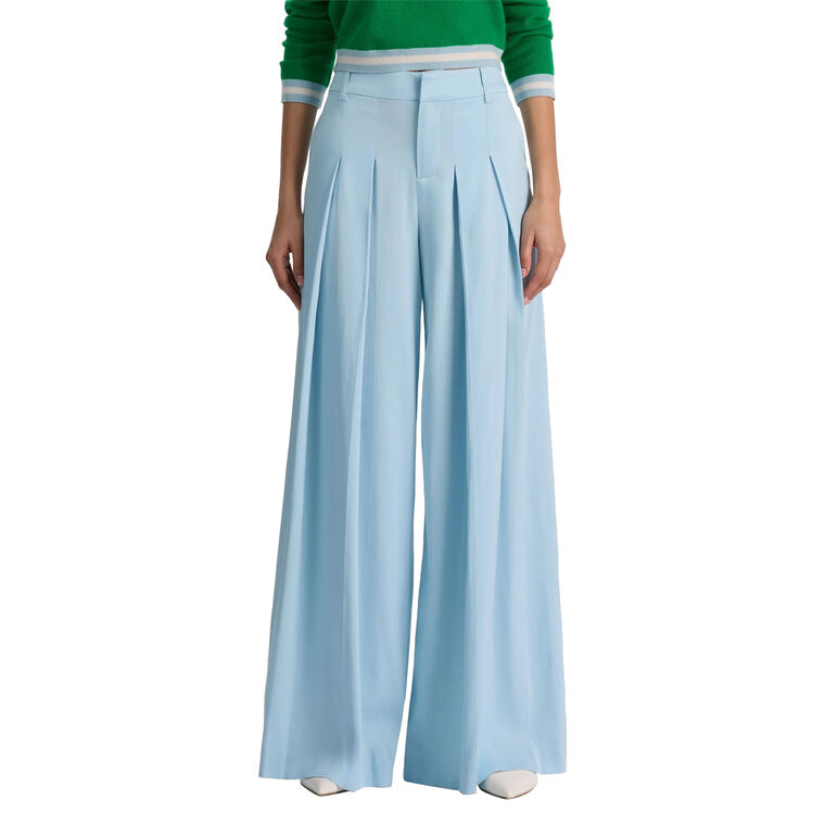 Blaire High Rise Pleated Wide-Leg Pant image number null