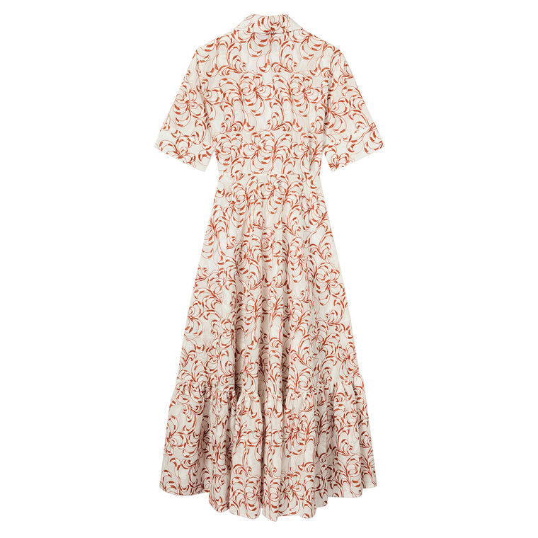 San Pietro Short Sleeve Midi Dress image number null