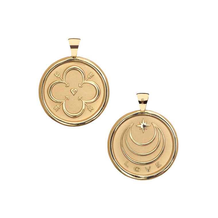 Love Original Pendant Coin On Link Chain image number null