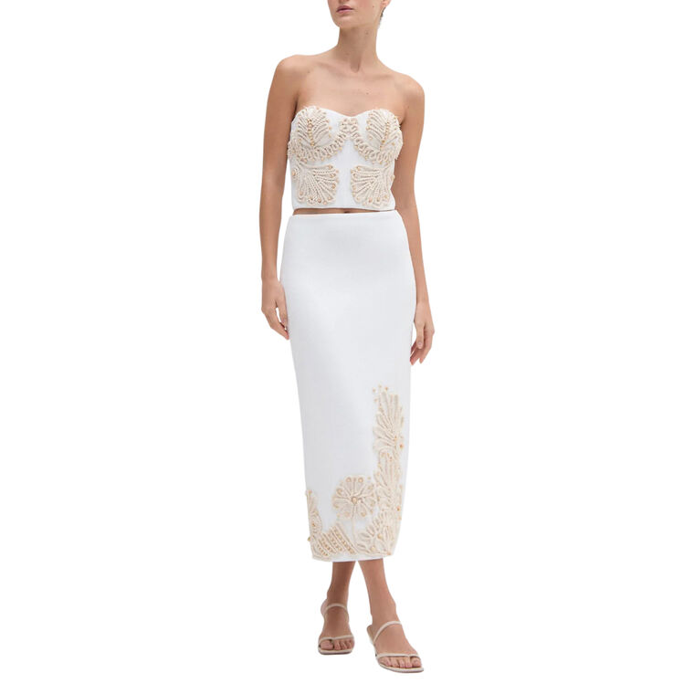 Dune Strapless Knit Top image number null