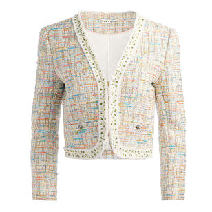Peyton Cropped Tweed Jacket