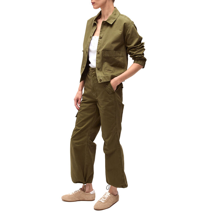 Joyner Cotton Twill Shacket image number null