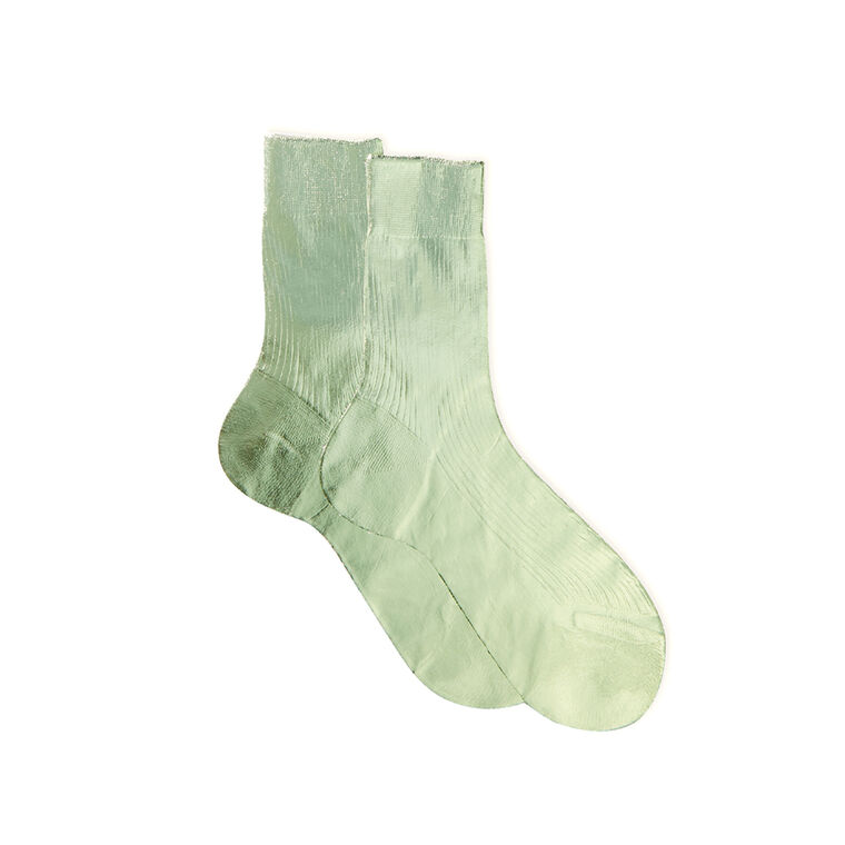 One Ribbon Laminated Socks image number null