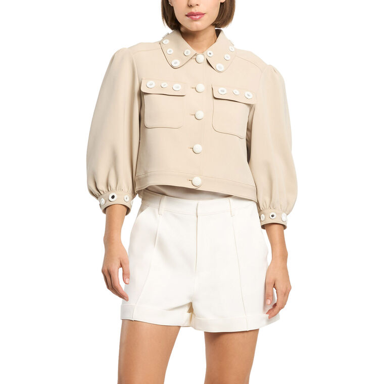 Gilliana Crochet Mirrors Jacket image number null