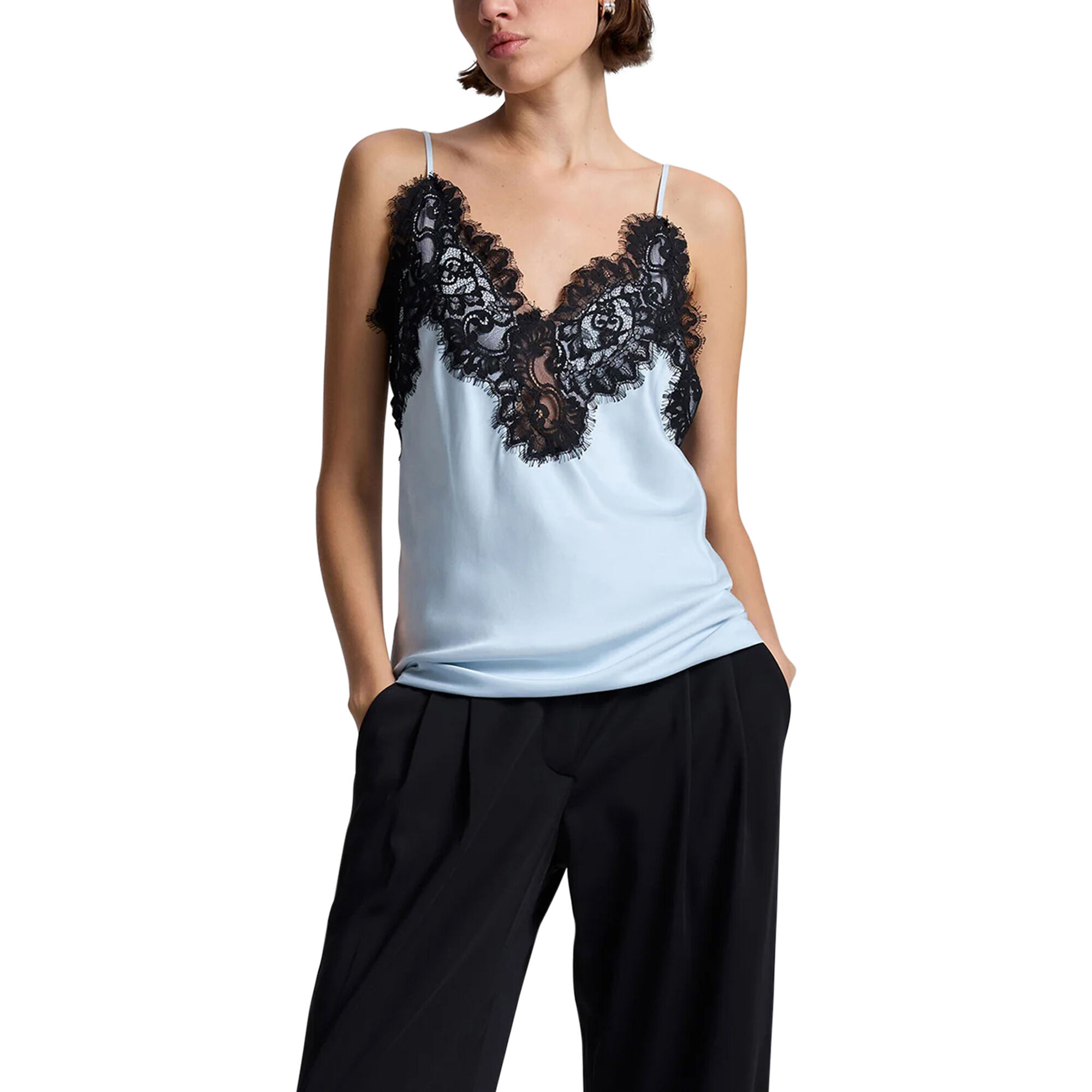 SofTech Stretch Lace Detail Cami PLUS