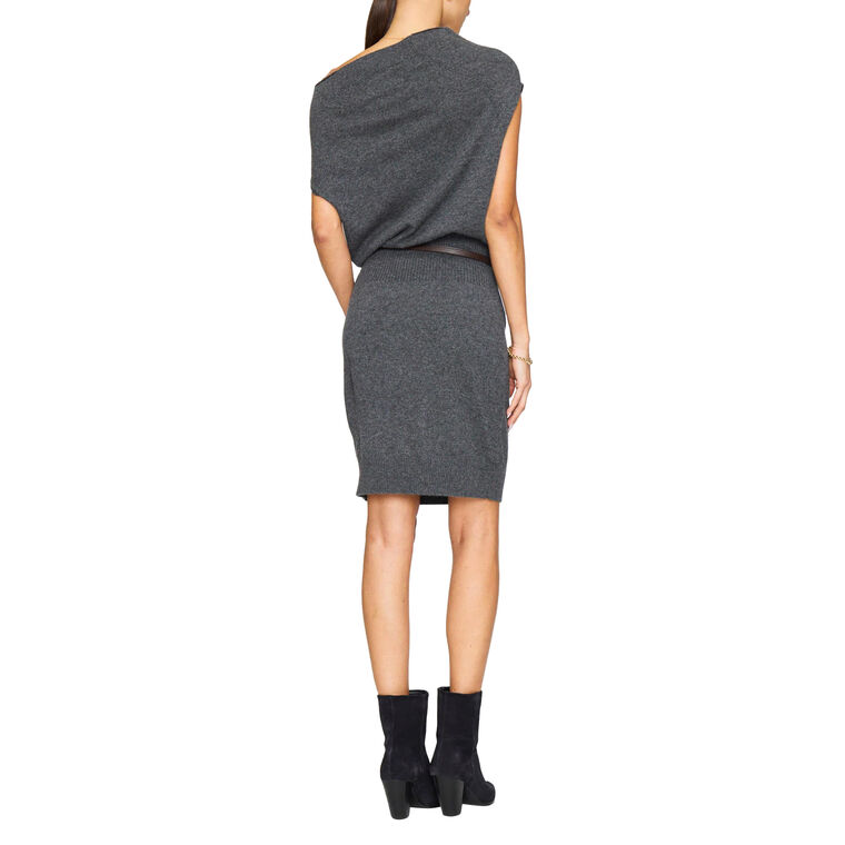 The Lori Sleeveless Cashmere Mini Dress image number null
