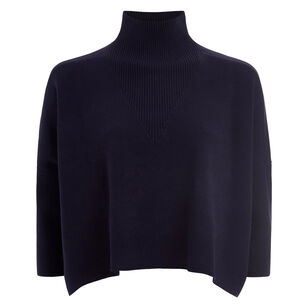 Claudie Mock Neck Popover Sweater