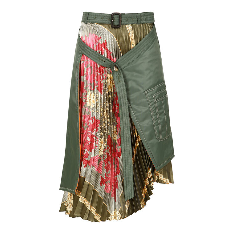 MA-1 Scarf Midi Skirt image number null