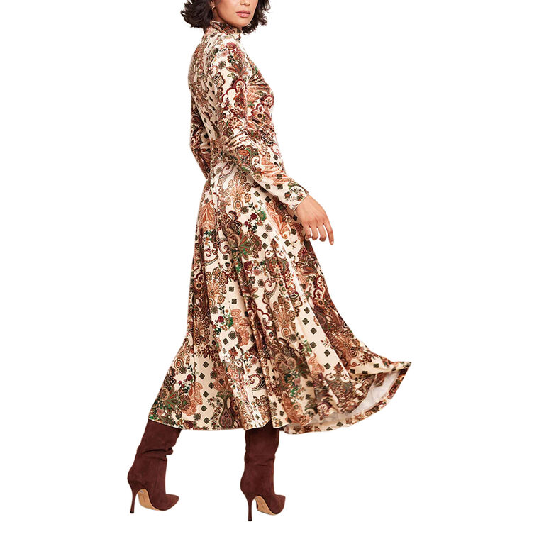 Agata Long Sleeve Midi Dress image number null