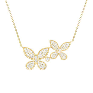 Dio Diamond Butterfly Necklace