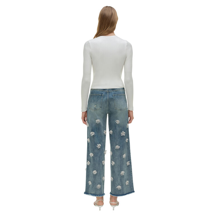 Jude High Rise Wide Crop Jean image number null