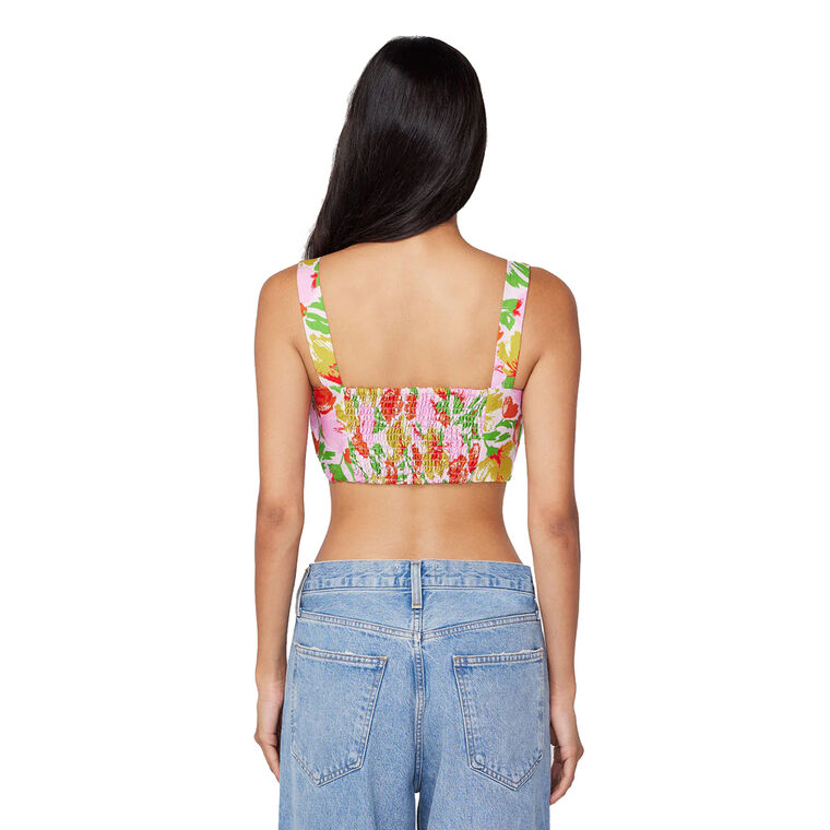 Clarice Pleated Crop Top image number null