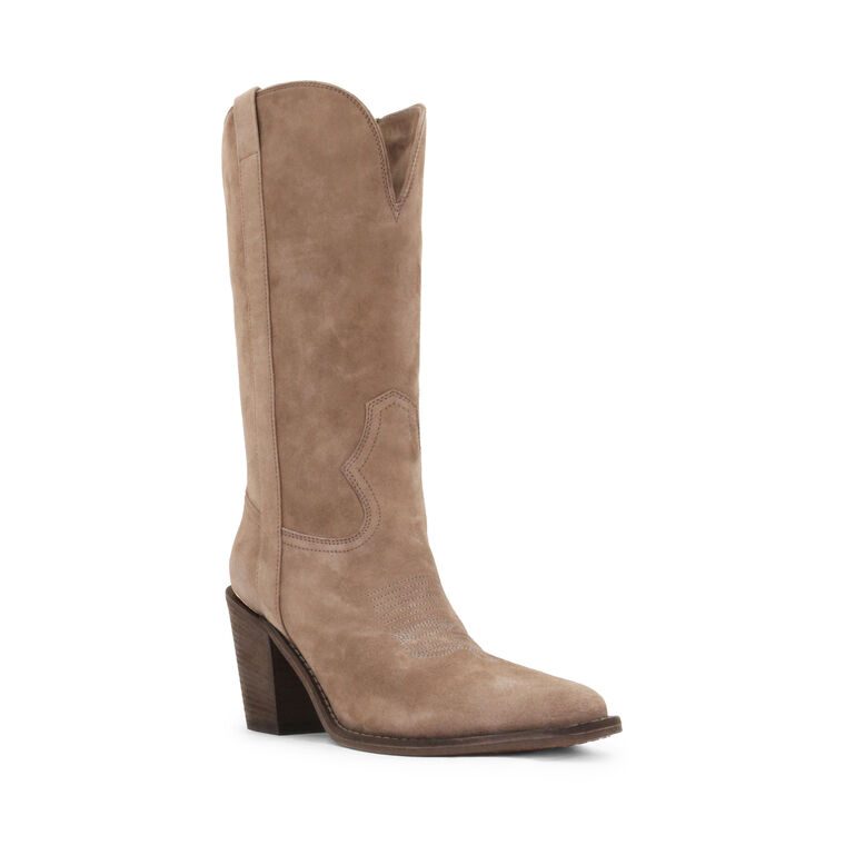 Leigh Anne Suede Mid Calf Boot image number null