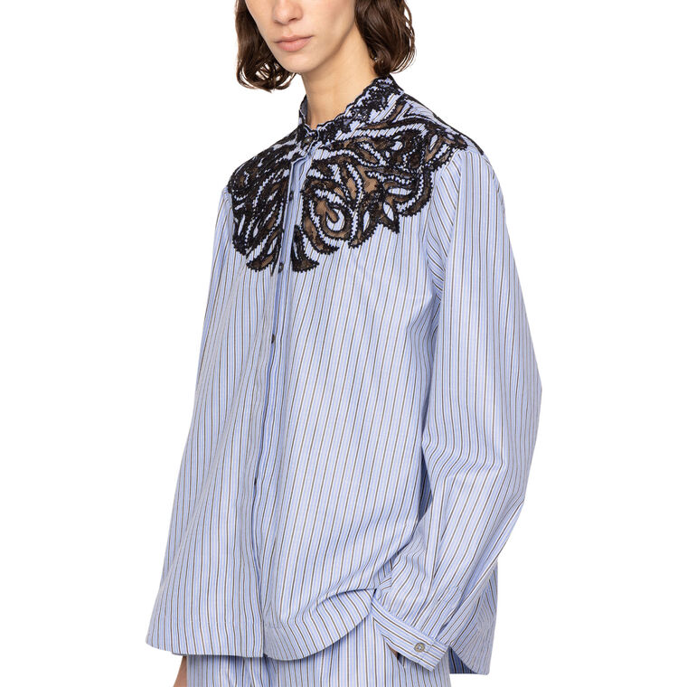 Maella Stripe Long Sleeve Shirt image number null