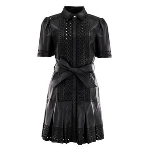June Vegan Leather Dress