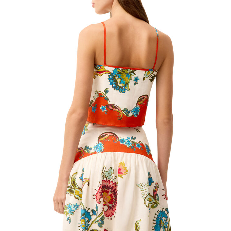 Kyra Sleeveless Cropped Top image number null