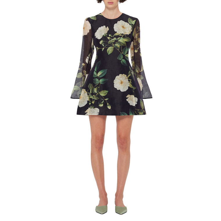 Suzanne Bell Sleeve Mini Dress image number null