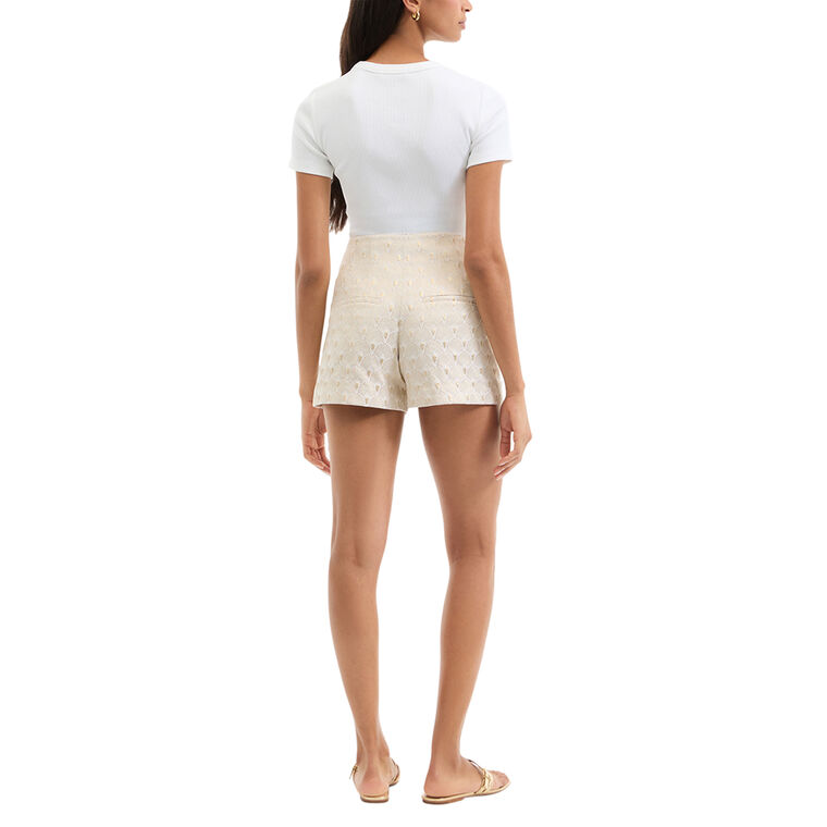 Jazmin Gold-Print Short image number null