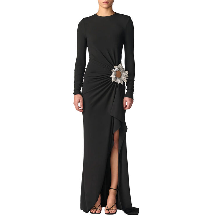 Drape Cutout Dress image number null