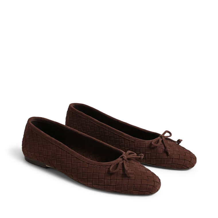 Ruthie Woven Ballet Flat image number null