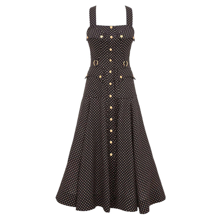 Luna Sleeveless Cargo Picnic Dress image number null