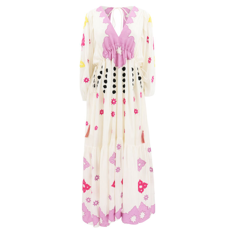 Gypsy Embroidered Maxi Dress image number null