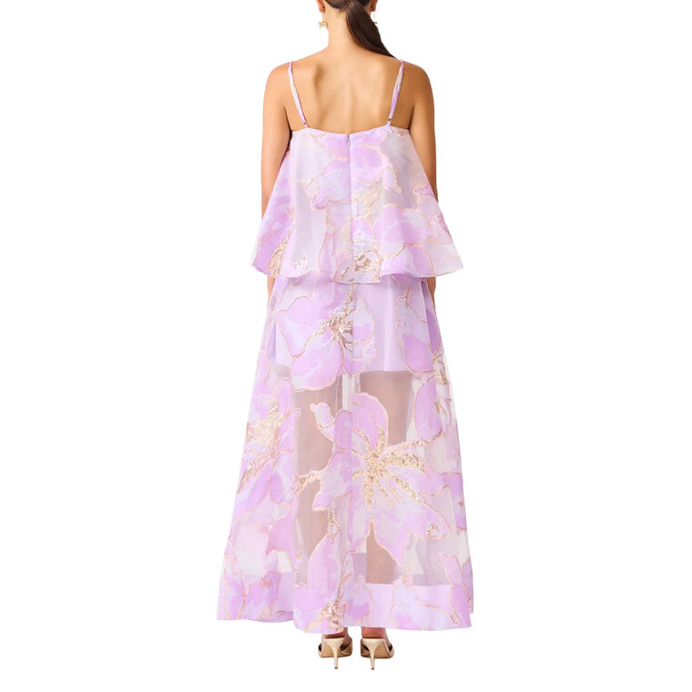 Elysia Sleeveless Tiered Gown image number null