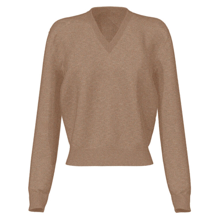 Classic Cashmere V-Neck Sweater image number null